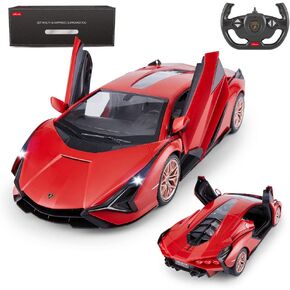 RASTAR RC Car Lamborghini Sián FKP 37 1/14 Remote Control Car, Lamborghini Toy Rc Car for Kids Boys6-12 - RED