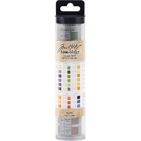 Tim Holtz - Advantus Idea-Ology Collage Paper 6" X6yds-Palette Art Craft, Multi