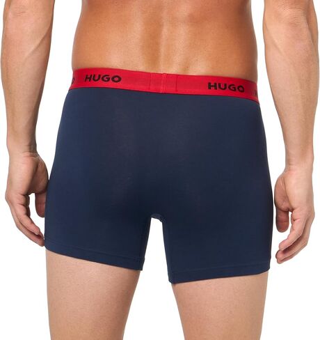HUGO Men's 3 Pack Stretch Cotton Boxer Briefs in Saudi Arabia