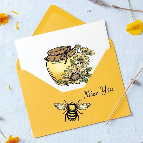 GLOBLELAND Bee Flowers Clear Stamps and Cutting Dies Bee Honey Jars Daisies Silicone Clear Stamps Cards and Metal Die Cuts for Card Making and DIY Embossing Scrapbooking in Saudi Arabia