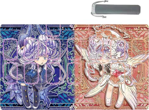 ygo Voiceless Voice playmat Card Rubber Mat Duel Mat Gaming Competition Pad Mat Card Binder Deck 23.6x13.7in (Zones,) in Kuwait