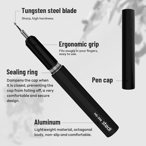 stedi Model Scriber Chisel، شفرات فولاذ التنغستن 0.15 مم، لهواية النمذجة، نموذج مقياس RG، مجموعة نموذج Gundam، لخط الكتابة، منقوش، خط اللوحة، الراتنج، أزرق in Saudi Arabia