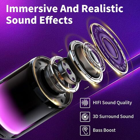 Karaoke Machine for Kids,Mini Karaoke Machine with 2 Wireless Microphones,Portable Bluetooth Speaker with LED Light,Birthday Gifts Party Favors,Kids Toys for Girls 4,5,6,7,8,9,10 +Year Old in Saudi Arabia