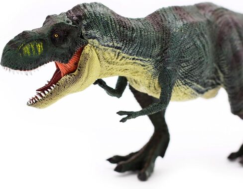 Gemini&Genius Tyrannosaurus Rex Dinosaur Toys- Moveable Jaw- 14 Inches Length-King T-Rex Dinosaur Figurine for Kids Ages 3 Years Old & Up Play & Display in Kuwait