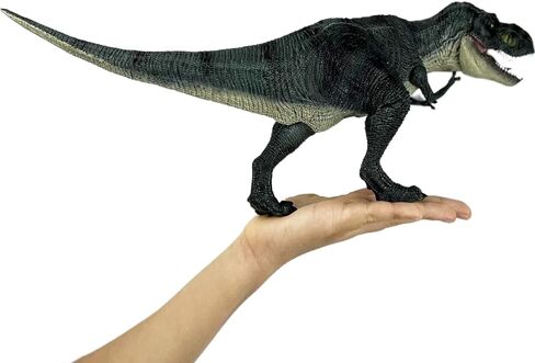 Gemini&Genius Tyrannosaurus Rex Dinosaur Toys- Moveable Jaw- 14 Inches Length-King T-Rex Dinosaur Figurine for Kids Ages 3 Years Old & Up Play & Display in Kuwait