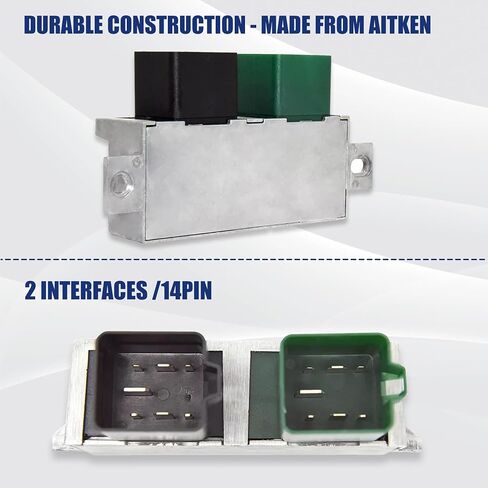 AITKEN توهج التوصيل وحدة التحكم سلك تسخير موصل التوصيل متوافق مع Ford Super Duty F250 F350 Excursion OEM # YC3Z-12B533-AA. in Saudi Arabia