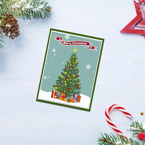 Hying Christmas Crystal Ball Clear Stamps for Card Making, Xmas Trees Elk Rubber Stamps Christmas Stocking Words Transparent Stamp Seal for Crafting DIY Scrapbooking Photo Album Decor in Saudi Arabia