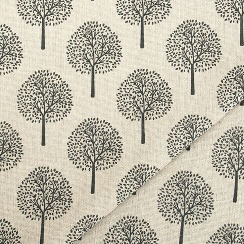Linen Fabric Floral Pattern by The Yard- Precut 1 Yard 62 Inch Width for Sewing DIY Crafting Quilting Sofa Tablecloth Curtain Cloth in Saudi Arabia