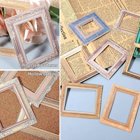 150 Pcs Vintage Frame Scrapbook Paper Scrapbook Decorative Paper Retro Photo Border Paper Sticker for Scrapbook Diary Photo Album Aesthetics in Saudi Arabia