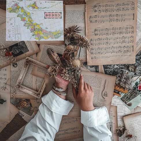150Pcs Vintage Journaling Scrapbooking Papers Vintage Journaling Supplies Craft Kits for Junk Journal Bullet Journal Planners Aesthetic Room Decor Decoupage Stationary Art Collage Photo Frame in Saudi Arabia