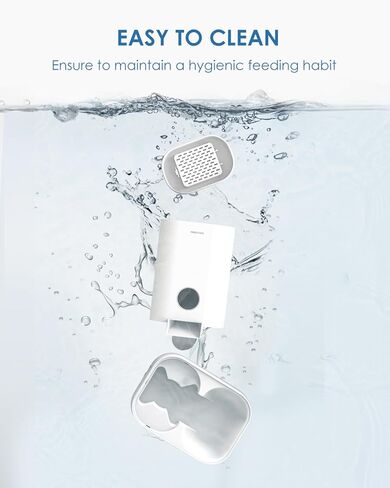 PAWGETHER® Gravity Automatic Pet Water Dispenser with Filter for Cats and Small Dogs 1 Gallon/3.5L Auto Pet Waterer Dog Water Dispenser, Easy to Fill in Kuwait