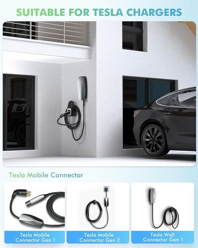 EV Charger Holder Wall Mount - J1772 EV Charger Cable Holder Designed for SAE J1772 Plug, Electric Car Charger Holder Mount Accessories in Saudi Arabia