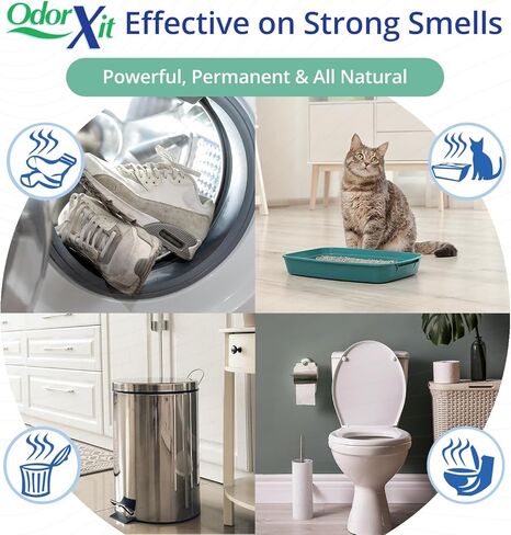 مزيل، مزيل رائحة الحيوانات الأليفة الطبيعي متعدد الاستخدامات للاستخدام المنزلي والخارجي، مزيل رائحة البول وبراز القطط والكلاب، رائحة الفناء، أو أي رائحة قوية، جاهز للاستخدام، 16oz in Kuwait