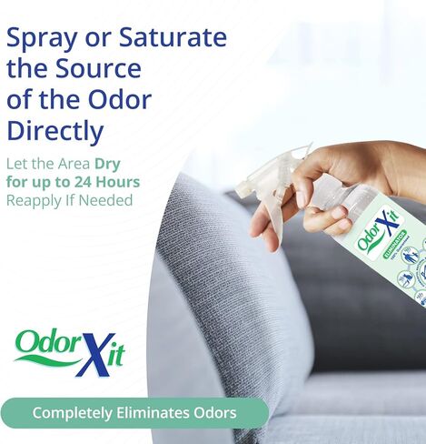 مزيل، مزيل رائحة الحيوانات الأليفة الطبيعي متعدد الاستخدامات للاستخدام المنزلي والخارجي، مزيل رائحة البول وبراز القطط والكلاب، رائحة الفناء، أو أي رائحة قوية، جاهز للاستخدام، 16oz in Kuwait