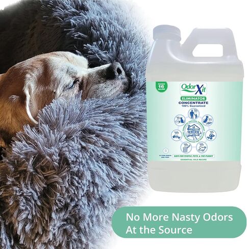 Eliminator, Versatile Natural Pet Odor Eliminator for Home and Outdoor Use, Cat and Dog Poo and Urine Smell Remover, Yard Odor, or Any Strong Odor, Ready to Use, 16oz in Kuwait