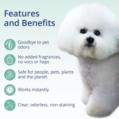 Eliminator, Versatile Natural Pet Odor Eliminator for Home and Outdoor Use, Cat and Dog Poo and Urine Smell Remover, Yard Odor, or Any Strong Odor, Ready to Use, 16oz in Kuwait
