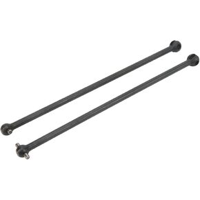 2Pcs RC Drive Shaft, 182mm Steel Efficient Drivetrain RC CVD Dog Bone Drive Shafts Upgrade Accessory Parts Compatible with ARRMA 1/5 Outcast 8s (Black) Model Toys