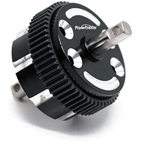 Powerhobby Aluminum Sealed Differential/Diff case with Hardened Steel cog Differential Gear FITS 1/10 2WD Traxxas Stampede/Rustler/Bandit / 2WD Slash/and Monster Jam Vehicles