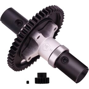 Enhanced Version 50t Center Differential Diff Locker Spool & 17T Pinion Gear Arrma 1/7 Felony Infraction Limitless Mojave 6S Diff Locker 1/8 Kraton Outcast Notorious Talion 6s Series Silver