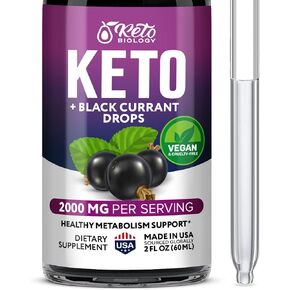 Keto Diet Drops with BHB Exogenous Ketones - Made in USA - Fat Burner & Appetite Suppressant - Natural Keto Liquid - Keto Weight Loss