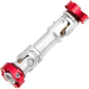 1Pcs Vgoohobby RC Drive Shaft Flange Head Transmission Axle CVD Joint Compatible with 1/14 Tamiya Scania Man Hino Truck 1/10 Traxxas TRX4 D90 SCX10 1/10 RC Crawler (55-68mm)