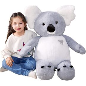 IKASA Giant Pig Stuffed Animal Plush Toy,30 Inches Large Pig Toys Gifts for Kids Girls Boys Girlfriend Children