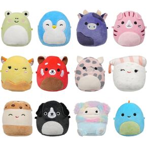 Squishmallows Original Micromallows 12-Pack – Aquitaine, Bijan, Cici, Darex, Geraldine, Ingred, Keina, Koako, Paulie, Puff, Wendy, Zozo