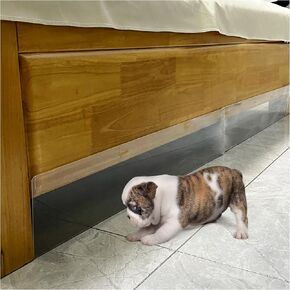 5" H Under Bed Blocker for Pets, 5-Pack | Prevents Toys & Pets from Going Under Furniture - Stops Dogs & Robotic Sweeper Stuck