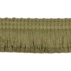 Expo International 5 Yards of Conso Brush Fringe Trim, Green