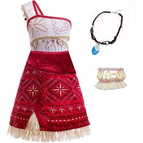 Princess Adventure Costume For Girls Ocean Outfit Fancy Dress Up