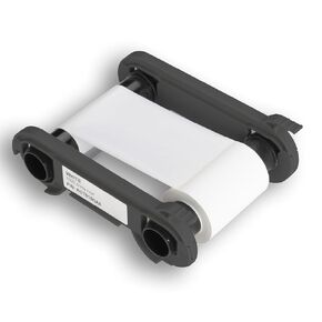 White Monochrome Ribbon - 1,000 Prints - Food-Safe - Compatible with Edikio Printers and Evolis Zenius