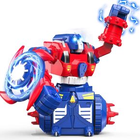 Holyton Boxing Robots - 360° Rotating Remote Control Fighting Robots with Shields & Fist Weapons, Battle Robots for Boys Aged 5-12, Ideal Robot Boxing Gift for Kids (Yellow)