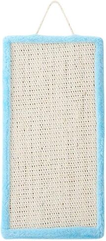 TOPINCN Cat Scratch Pad Wall Door Hanging Cat Scratching Board Cat Scratching Sofa Lounge Kitty Scratching Pad Mat(Blue) in Saudi Arabia