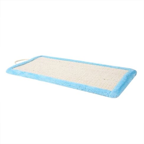 TOPINCN Cat Scratch Pad Wall Door Hanging Cat Scratching Board Cat Scratching Sofa Lounge Kitty Scratching Pad Mat(Blue) in Saudi Arabia