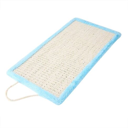 TOPINCN Cat Scratch Pad Wall Door Hanging Cat Scratching Board Cat Scratching Sofa Lounge Kitty Scratching Pad Mat(Blue) in Saudi Arabia