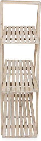 Alpine Corporation MBB174 Wood 2-Tier Rolling Storage Cart for Books, Plants, Decor, Rustic Storage Push Cart with 2 Shelves in Saudi Arabia