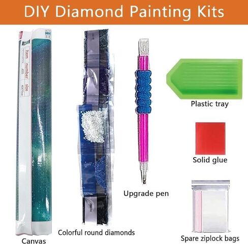 Xylogist Forest Bear Diamond Painting Kits for Beginner - 5D Bear Diamond Art Kits for Adults, DIY Animal Diamond Painting Gem Art Crafts, Diamond Art Painting for Home Decor Walls Gifts 14X14Inch in Saudi Arabia