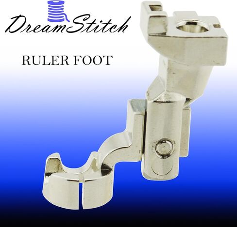 DREAMSTITCH for Bernina New Style- Ruler Free Motion Darning Patchwork Presser Foot 1/4" 1-4(Quarter Inch) for Frame Free Motion Quilting Embroidery Fits Artista, Activa, Aurora, Virtuosa Machines in Saudi Arabia