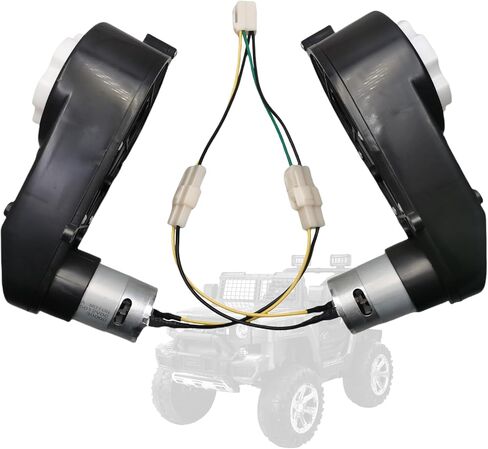 2 Pcs RS550 23000RPM Gearbox with 12V DC Motor for Ride On Car Powered Wheels Motor Promotion High Speed Drive Engine Electric Motorcycles Replacement Parts (2PCS 550 12V 23000RPM) in Kuwait