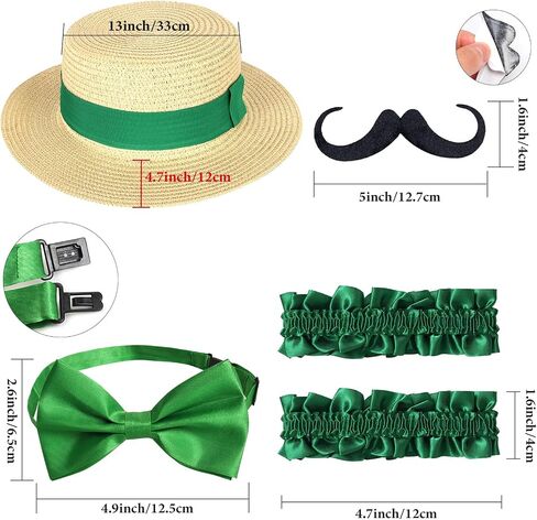 Kyson 6 Pieces Barbershop Quartet Costume-Carnival Barker Costume-Vintage Circus Costume-1920s Roaring Costume for Adult in Saudi Arabia