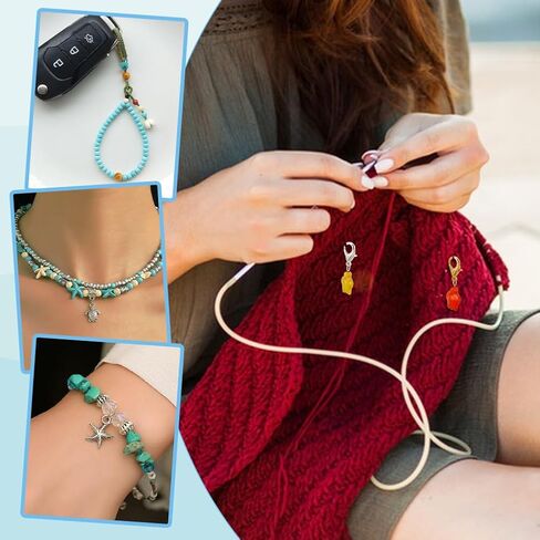 PH PandaHall 56pcs Crochet Stitch Marker Turquoise Turtle Knitter Crochet Markers Sewing Crochet Accessories Removable Knitting Stitch Markers for Jewelry Weaving Knitting Handmade Making in Saudi Arabia