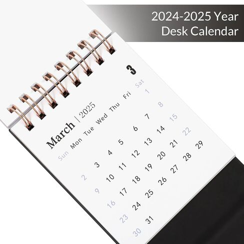 Mini Desk Calendar, 2025-2026 Small Desk Calendar, Jan 2025 to June 2026, 18 Monthly, Mini Standing Flip Calendar, Thick Paper Twin-Wire Binding, Desktop Calendar for Office or Home (green) in Saudi Arabia