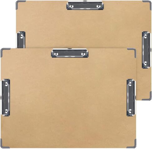 11x17 Clipboard Three Clip with Hardware Corner Guard Extra Large Clipboard Hardboard 11 x 17 Clipboards Log Color Clipboards 11x17 MDF Prevents The Wind from Blowing Away Your Files Pack of 2 in Saudi Arabia