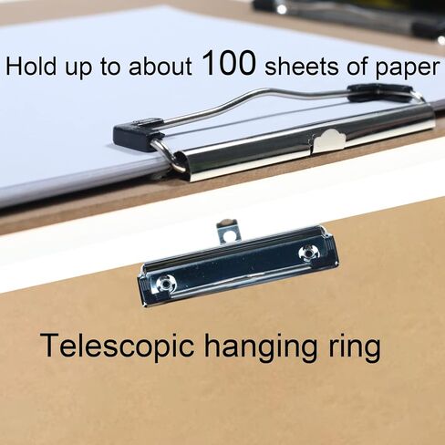 11x17 Clipboard Three Clip with Hardware Corner Guard Extra Large Clipboard Hardboard 11 x 17 Clipboards Log Color Clipboards 11x17 MDF Prevents The Wind from Blowing Away Your Files Pack of 2 in Saudi Arabia