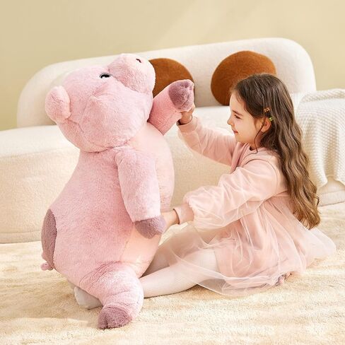 IKASA Giant Pig Stuffed Animal Plush Toy,30 Inches Large Pig Toys Gifts for Kids Girls Boys Girlfriend Children in Kuwait