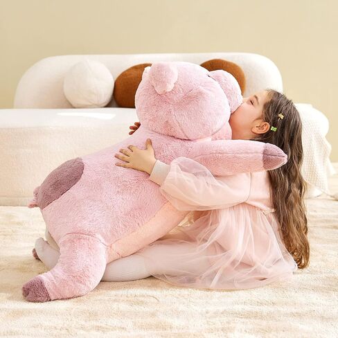 IKASA Giant Pig Stuffed Animal Plush Toy,30 Inches Large Pig Toys Gifts for Kids Girls Boys Girlfriend Children in Kuwait