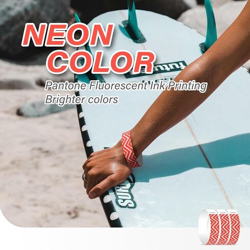 Neon Wave Green Paper Wristbands for Events, 1000 Count 3/4" Paper Bracelets for Event Entry, Festivals, Parties, Clubs (Neon Wave Green, 1000) in Saudi Arabia