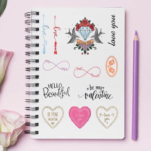 Hying Valentine's Day Love Flowers Clear Stamps for Card Making Photo Album Decorations, Lovers Hands Hearts Rubber Stamps Sweet Words Stamps Seal for DIY Scrapbooking Supplies in Saudi Arabia