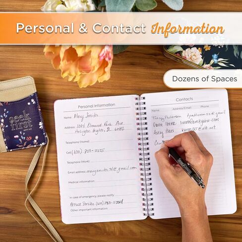 Christian Art Gifts 2026 Compact Spiral-bound 12 Month Planner for Women: Be Still & Know Encouraging Scripture, Daily Planning, Organizing, Reminders, Appointments, Cute Teal Multicolor Floral & Gold in Saudi Arabia
