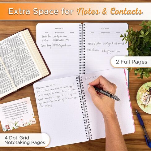 Christian Art Gifts 2026 Compact Spiral-bound 12 Month Planner for Women: Be Still & Know Encouraging Scripture, Daily Planning, Organizing, Reminders, Appointments, Cute Teal Multicolor Floral & Gold in Saudi Arabia
